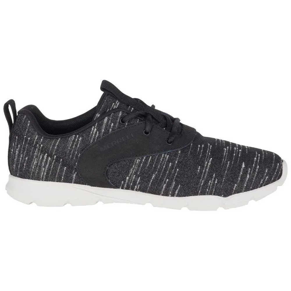 Merrell Range‎ Laceless AC+ Womens 10 Black White Knit Walking Sneakers J97762